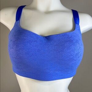 Aerie Blue Smoothez Lace Wirelesss Bralette XL